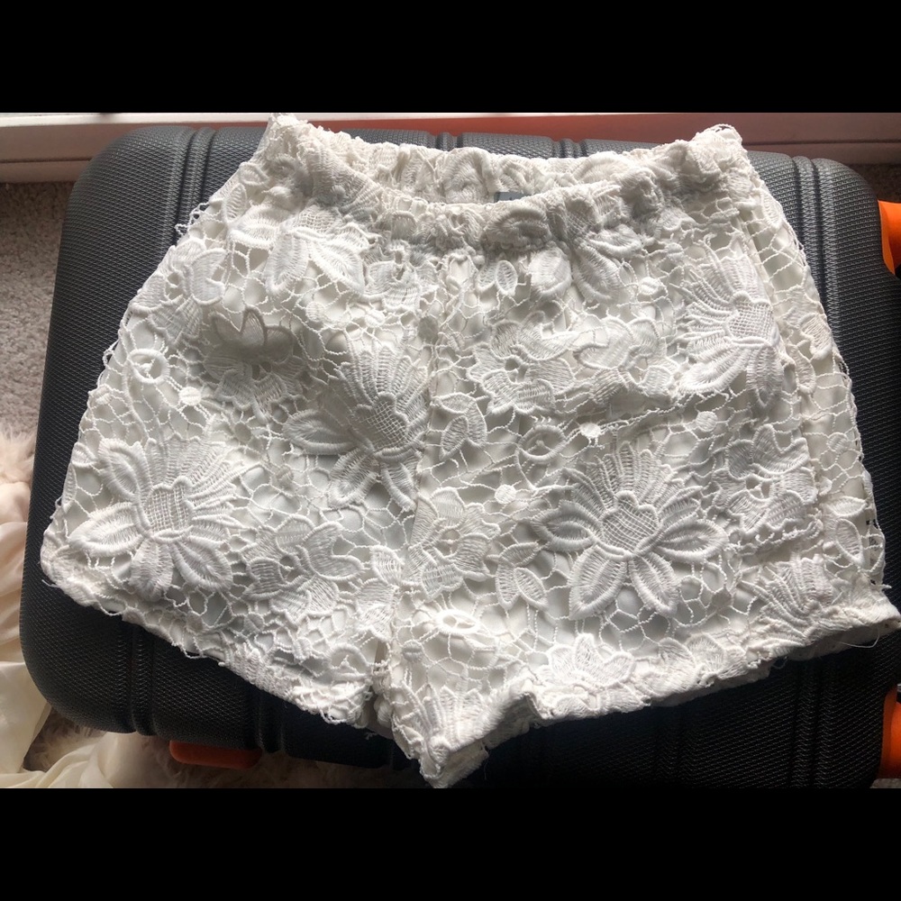 Lace shorts!